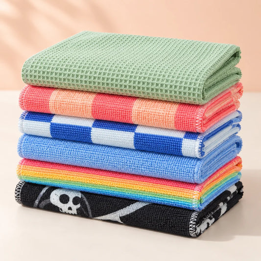 Reusable Kitchen Cleaning Towels — Pack of 6 — product view