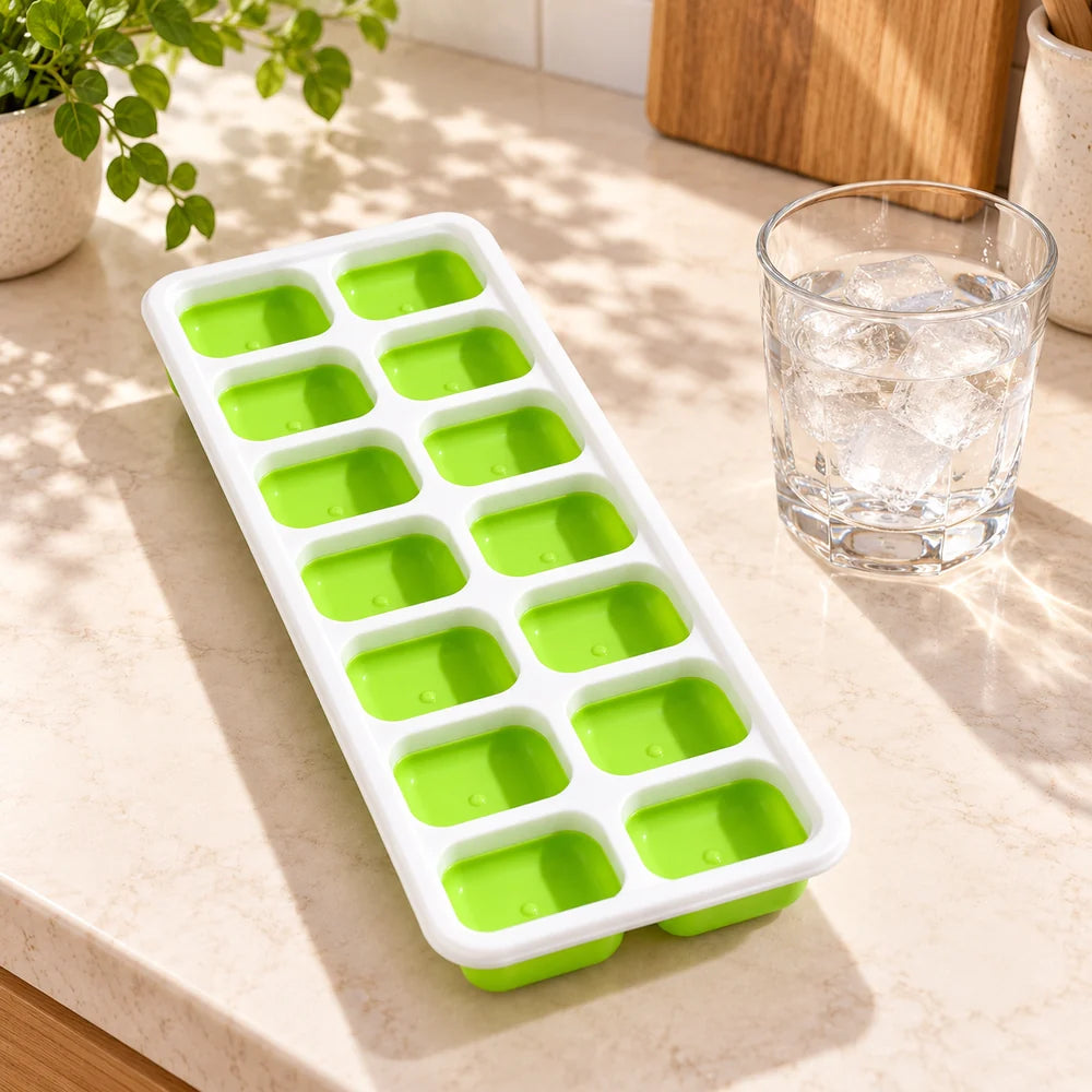 Flexible Ice Cube Tray — 14 Cubes — everyday home use