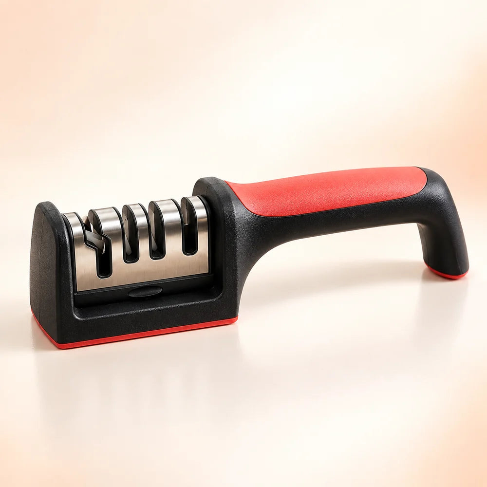 3-Stage Manual Kitchen Knife Sharpener — product view