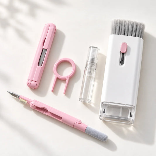7-in-1 Manual Keyboard & Earbud Cleaning Kit — product view