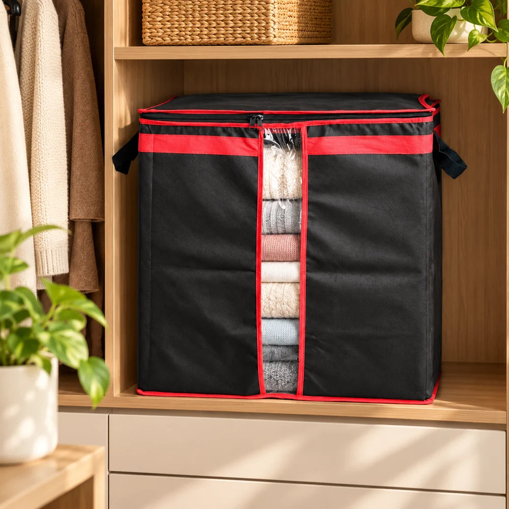Clothes Storage Bag with Clear Window — everyday home use