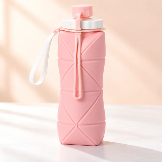 Collapsible Silicone Travel Bottle — 600 ml — product view
