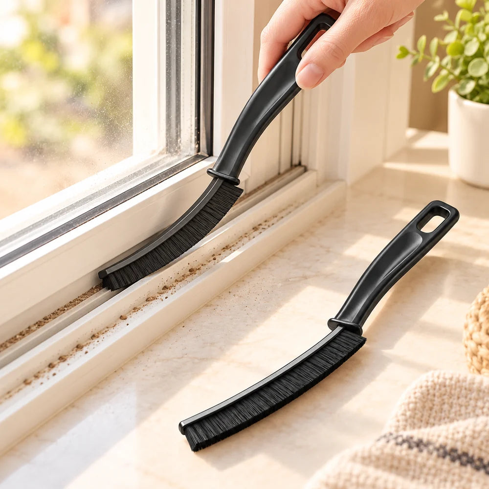 Crevice Cleaning Brushes — Set of 2 — everyday home use