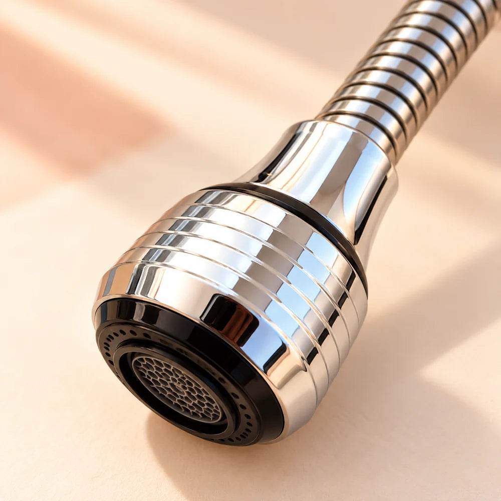 Flexible Faucet Extension for Kitchen Sinks — material and construction detail