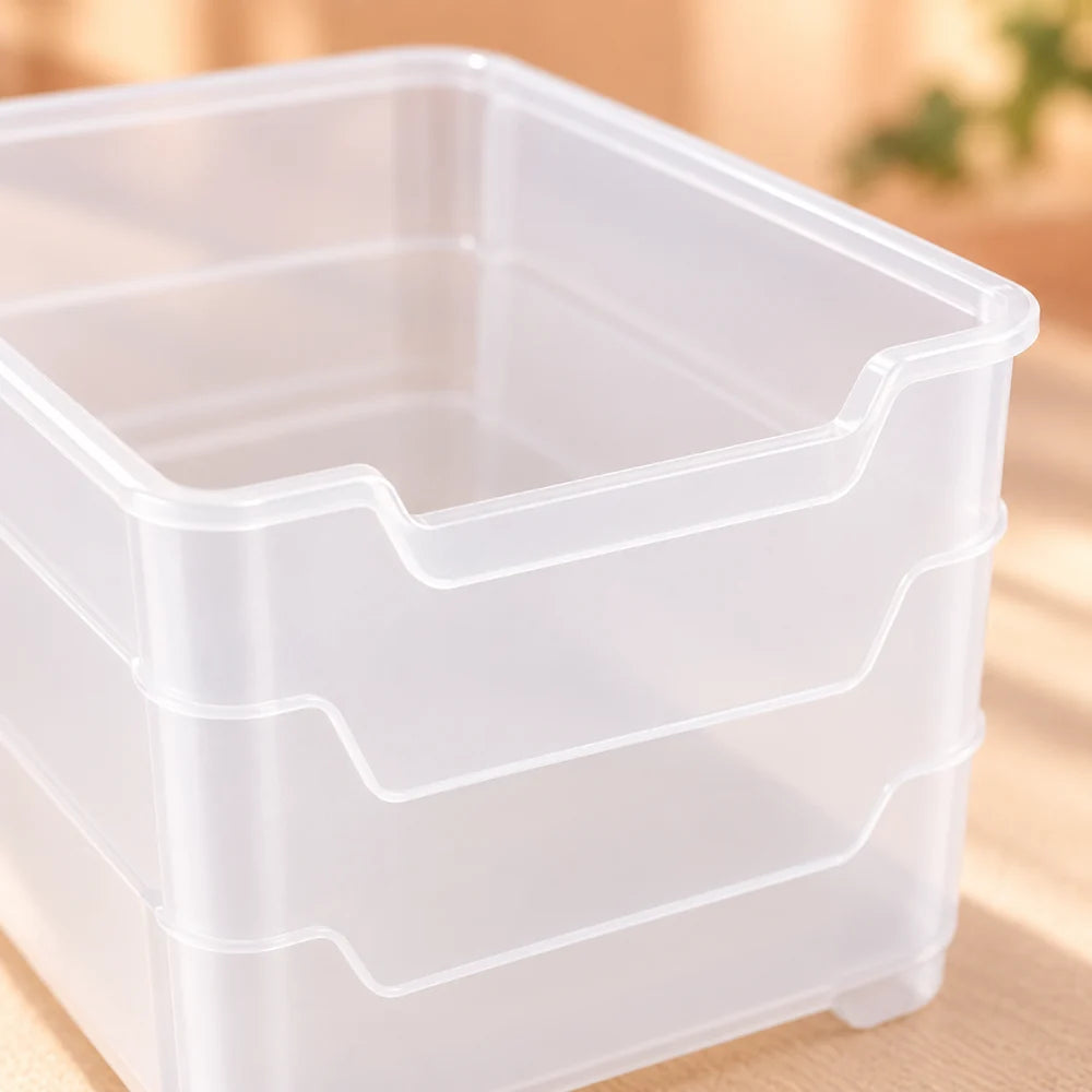 Mini Fridge Storage Crates — Set of 4 — material and construction detail