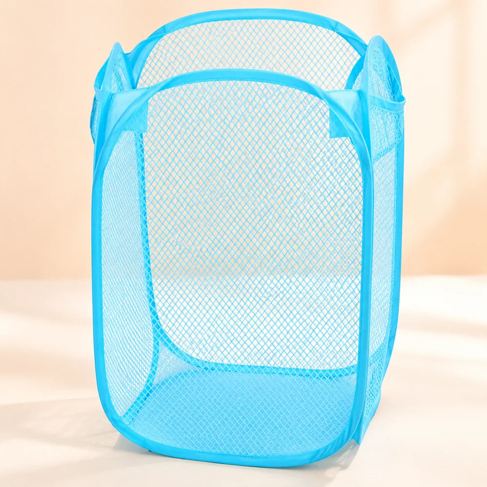 Pop-Up Mesh Laundry Basket — product view