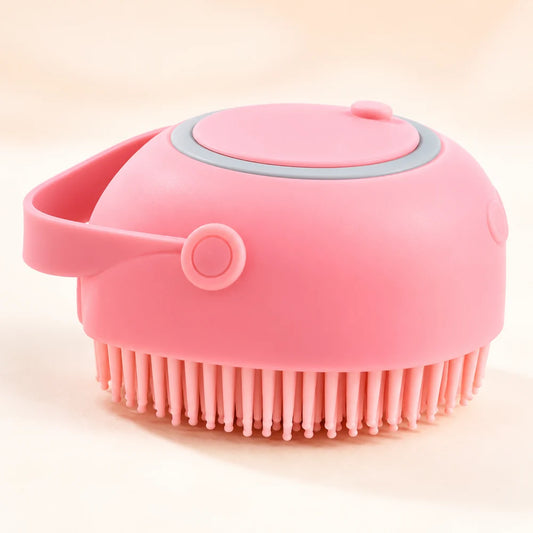 Silicone Body Brush with Soap Dispenser — product view