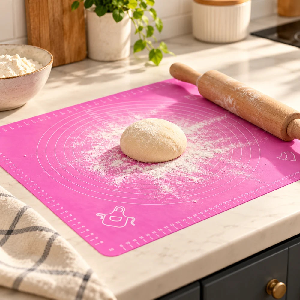 Silicone Roti Rolling Mat — 50 × 40 cm — everyday home use