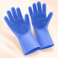 Silicone Washing Gloves — Pair — product view