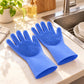 Silicone Washing Gloves — Pair — everyday home use