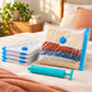 Vacuum Storage Bags with Hand Pump — Set of 5 — everyday home use